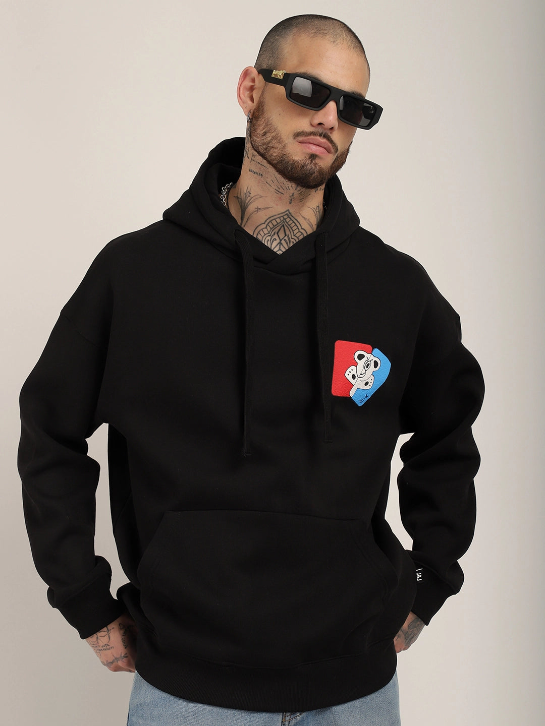 Black Oversized Hoodie Men