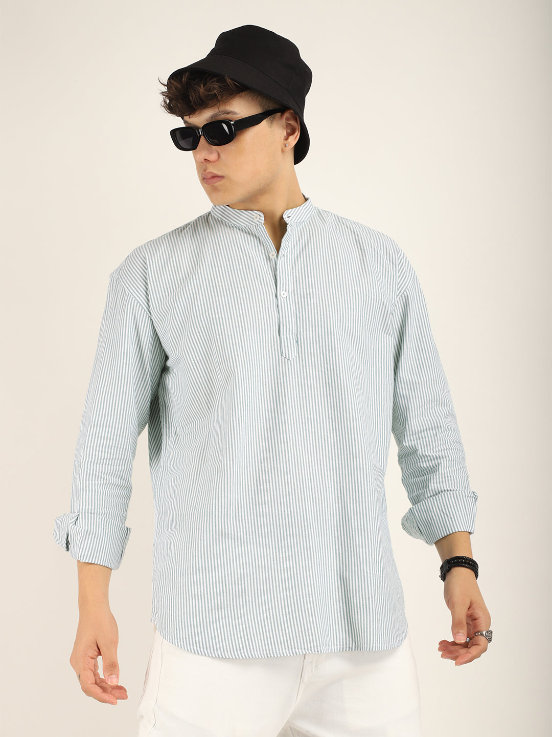 Marco Oxford Sea Green Short Kurta