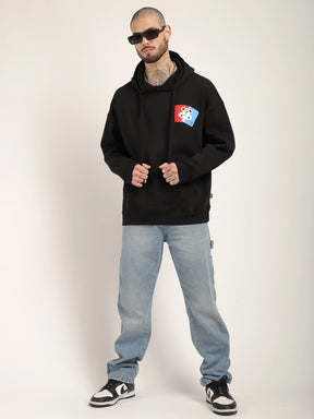 Lancaster Street Black Oversized Hoodie