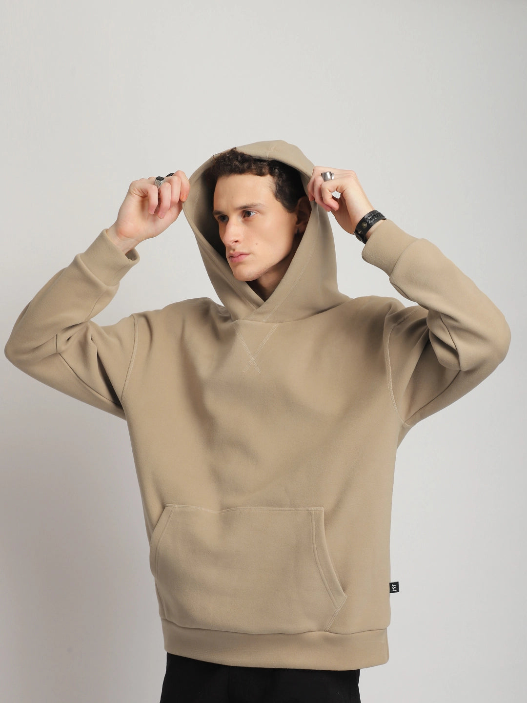 Savoy Streetwear Light Brown Oversized Hoodie