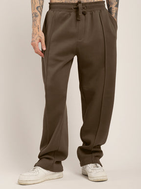 Urban Vanguard Brown Fleece Track Suit Pro