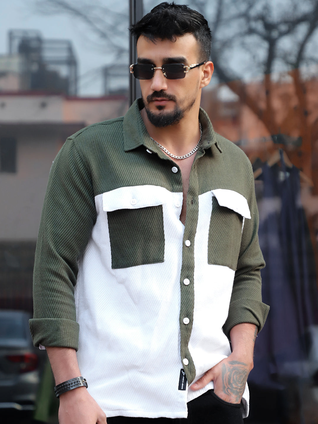 Sandrift White Shacket