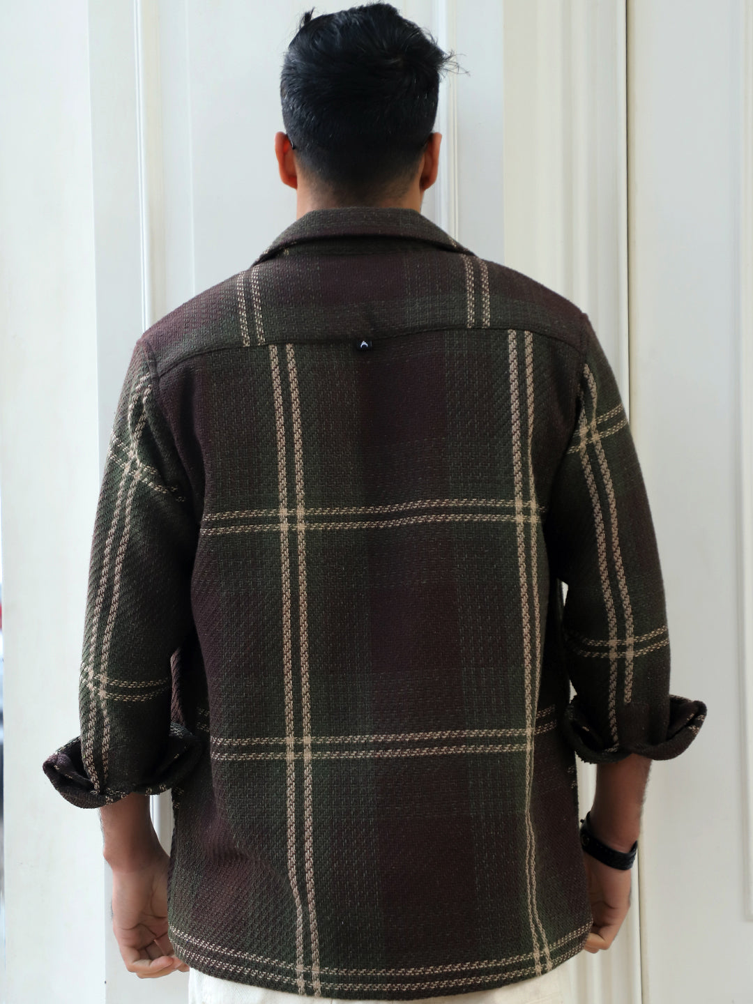 Frame Theory Olive Shacket