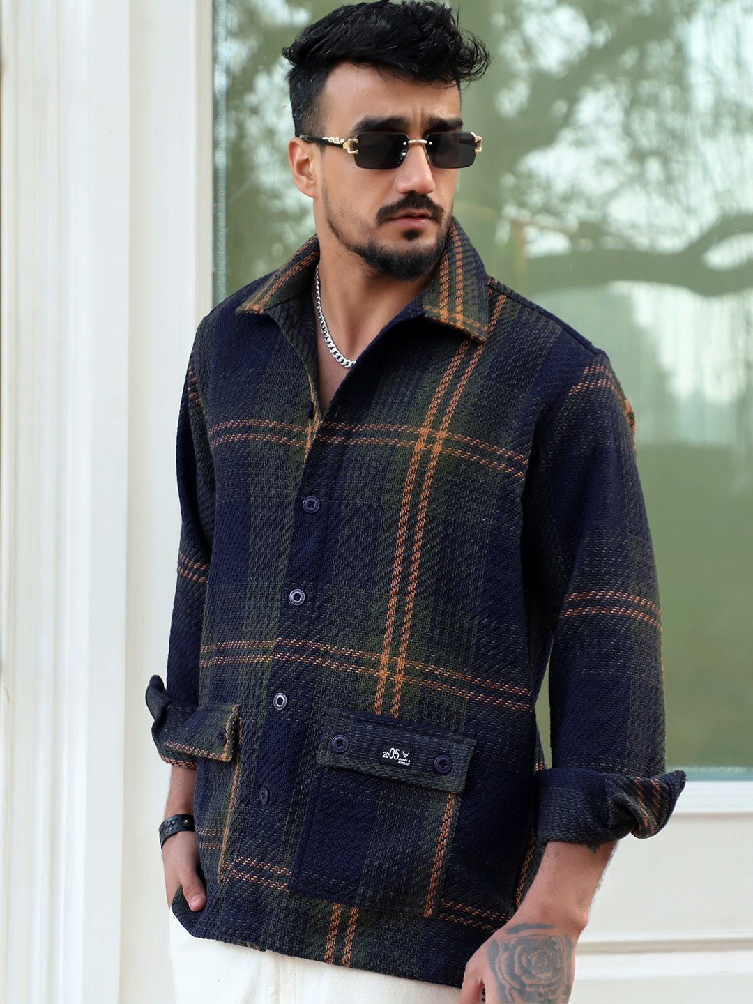 Frame Theory Indigo Blue Shacket