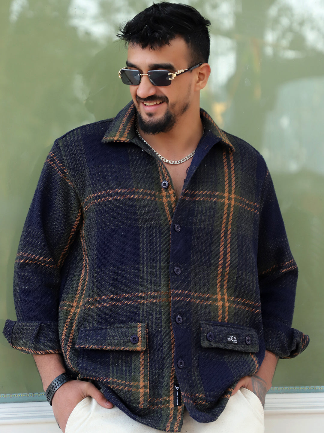 Frame Theory Indigo Blue Shacket