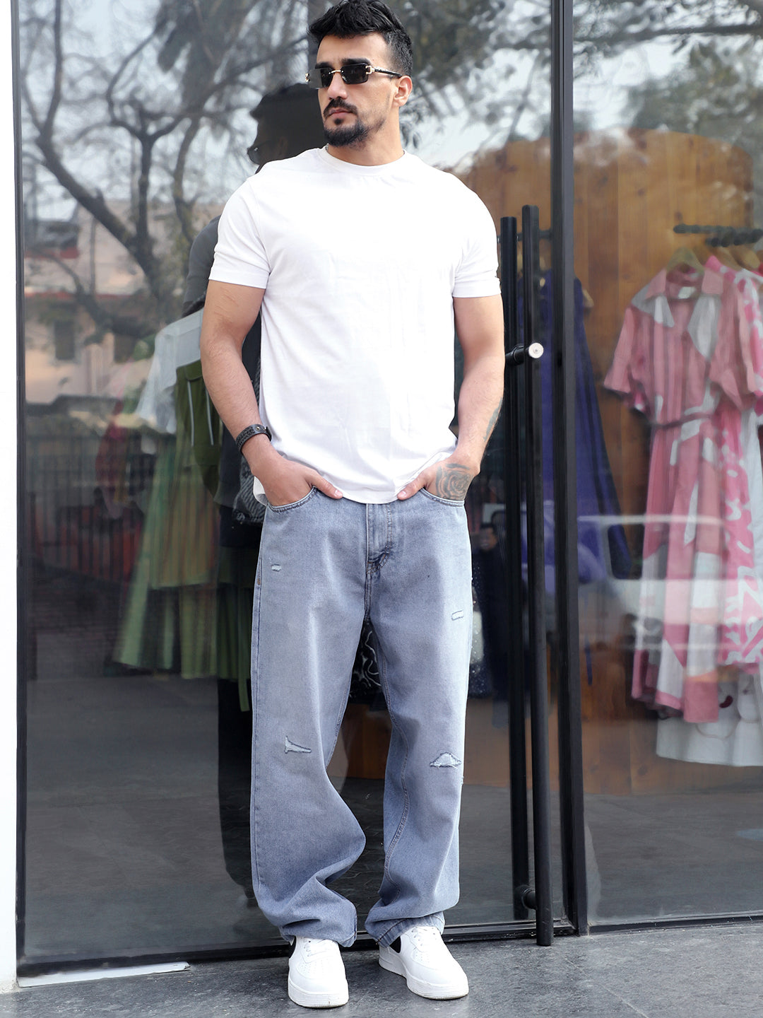 City Core Columbia Blue Baggy Jeans