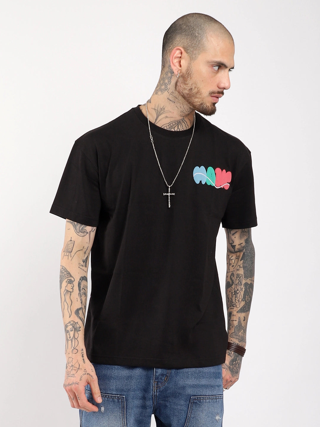 Men Black T-Shirt