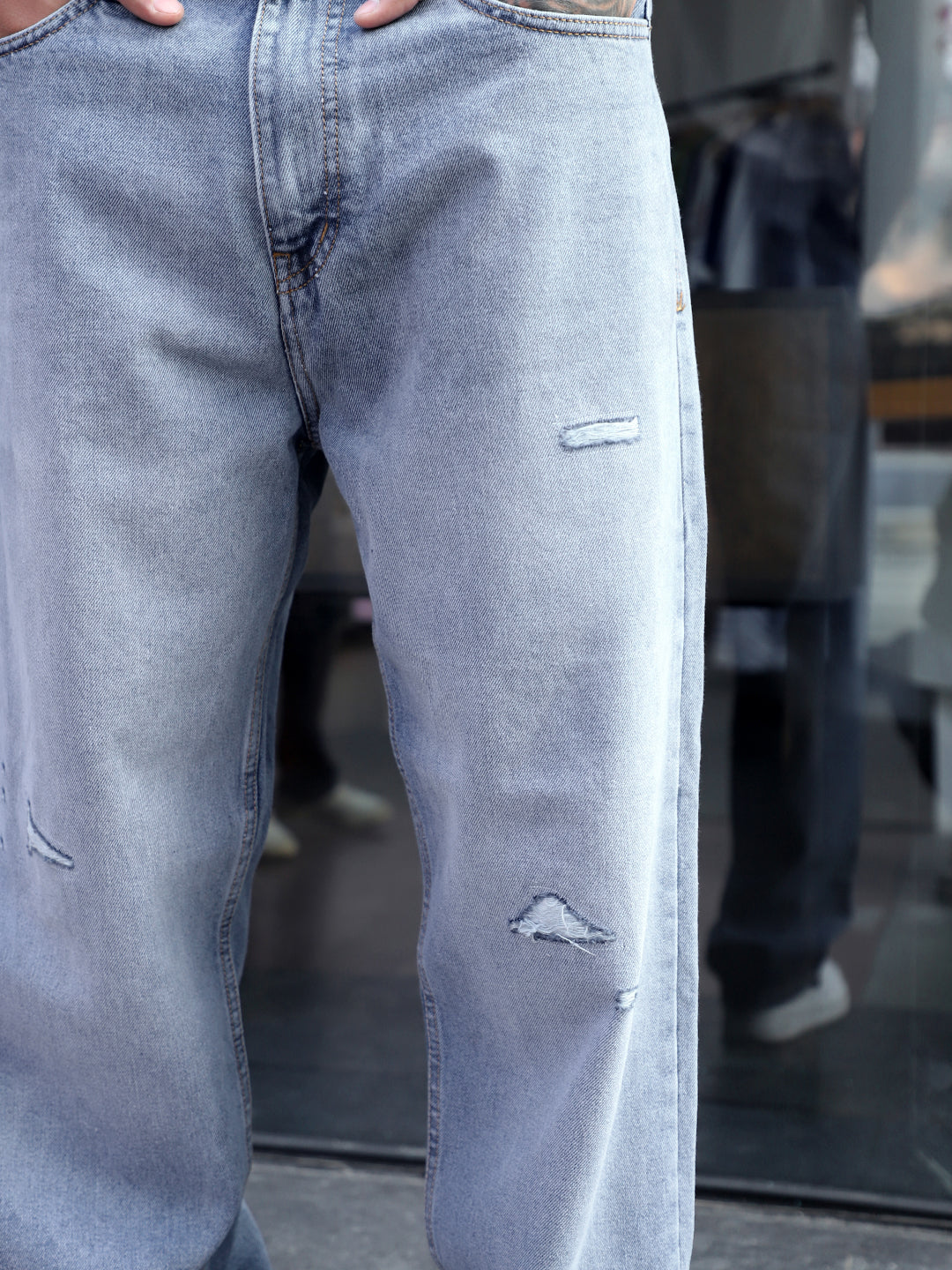 City Core Columbia Blue Baggy Jeans