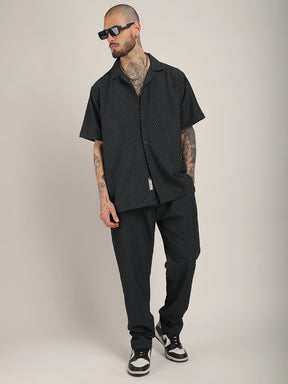 Zharvis Ringer Dark Grey Co-Ord Set