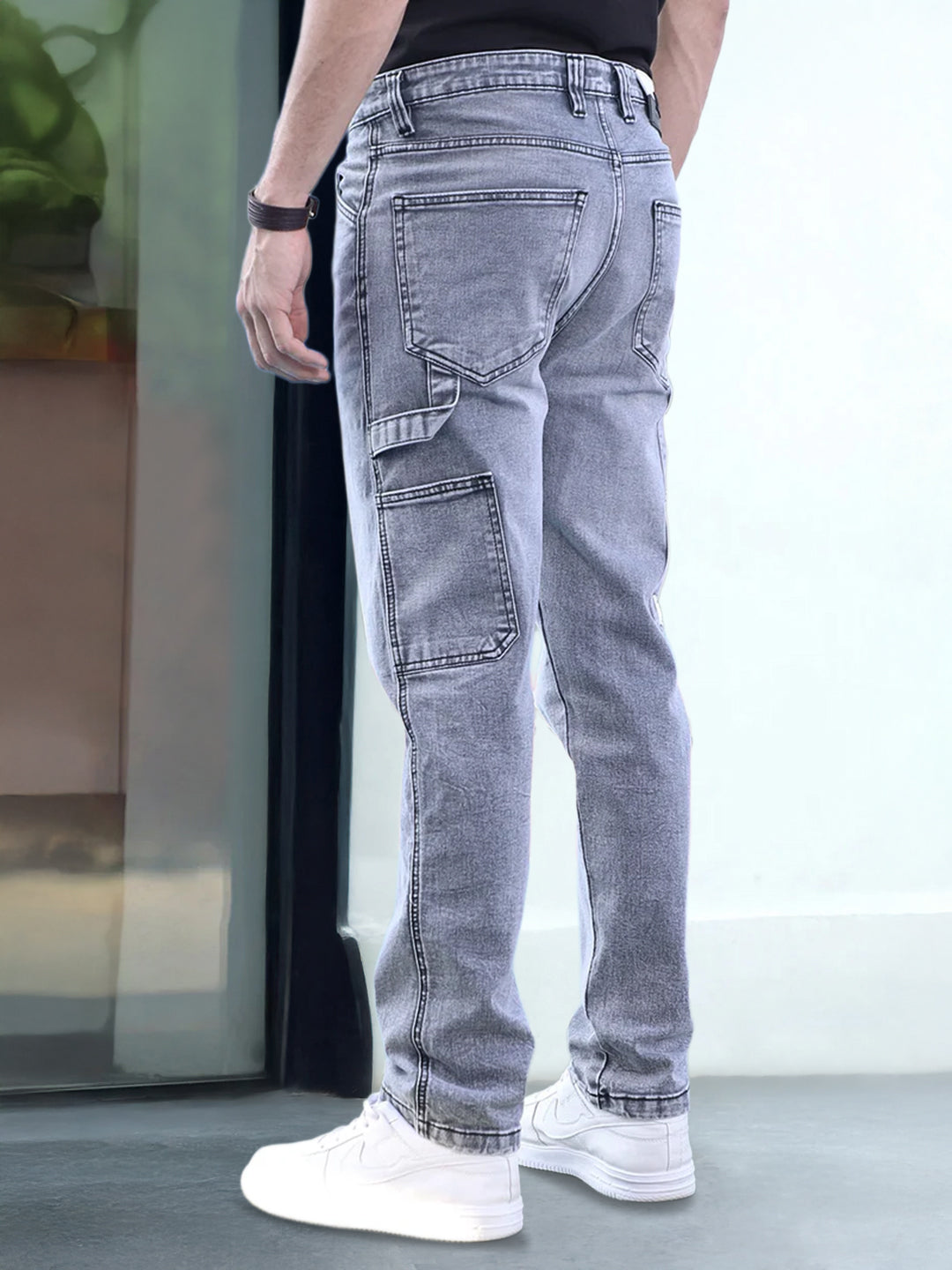 Borough Lane Light Grey Denim Jeans