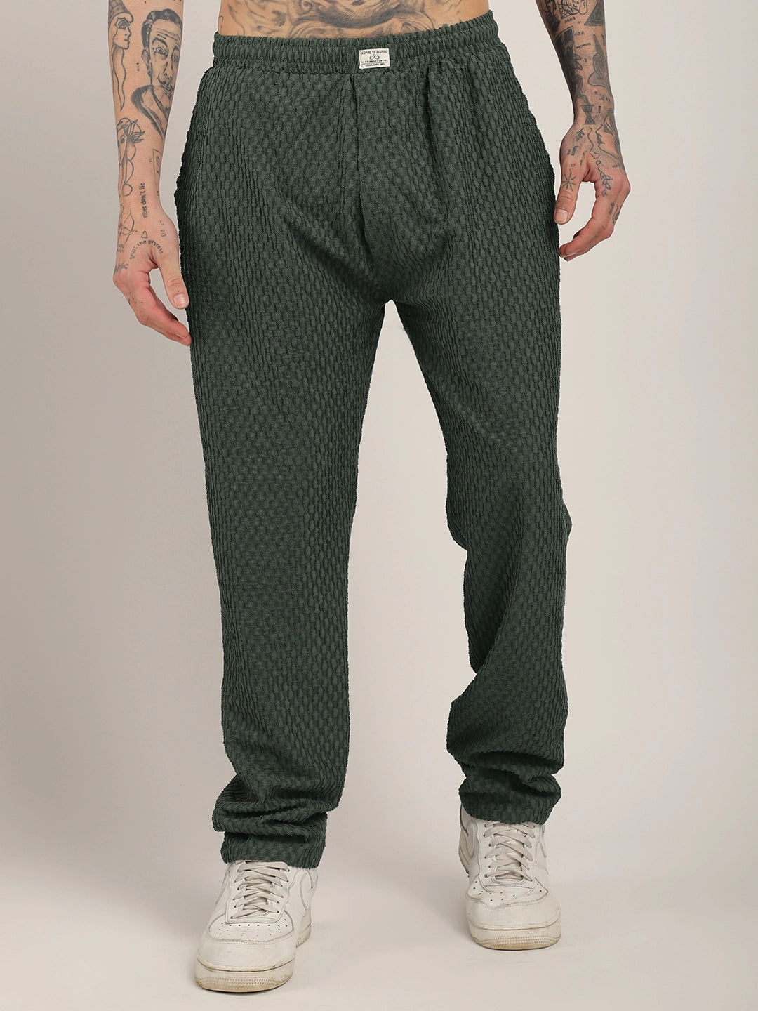 Zharvis Ringer Dark Green Co-Ord Set