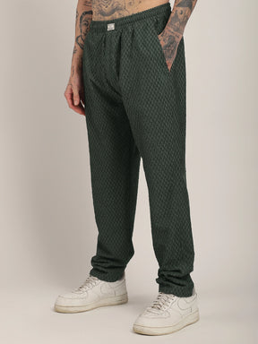 Zharvis Ringer Dark Green Co-Ord Set