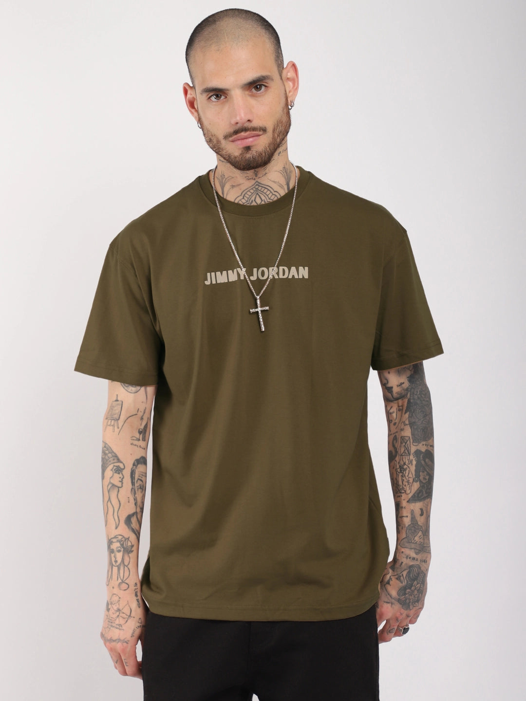 On Air Oversized Khaki T-Shirt