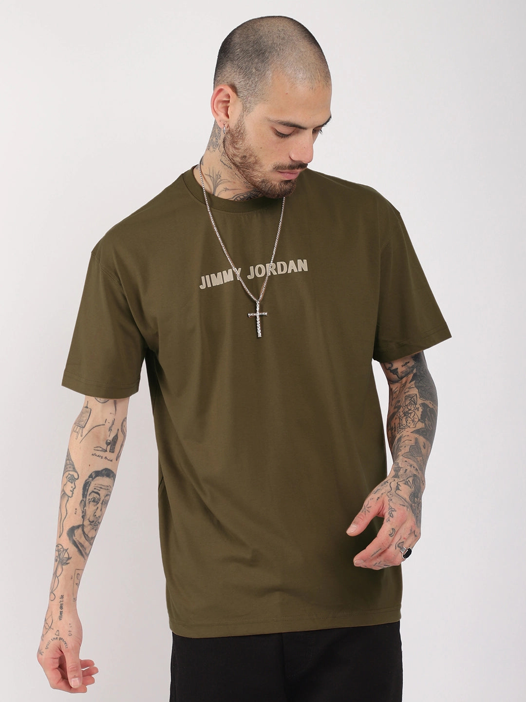 On Air Oversized Khaki T-Shirt