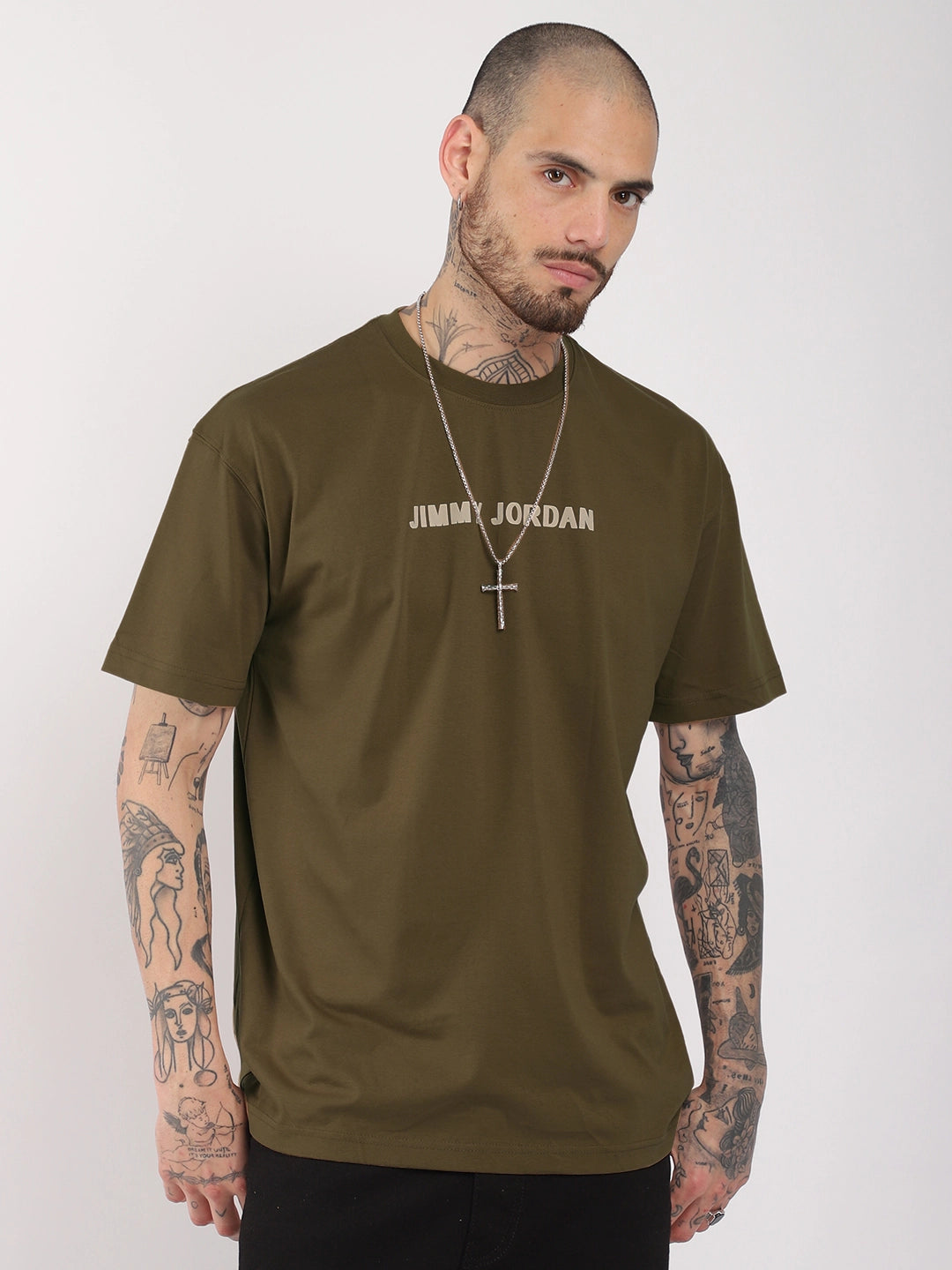On Air Oversized Khaki T-Shirt
