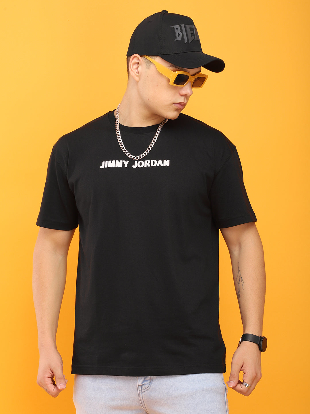 Censored Oversized Black T-Shirt