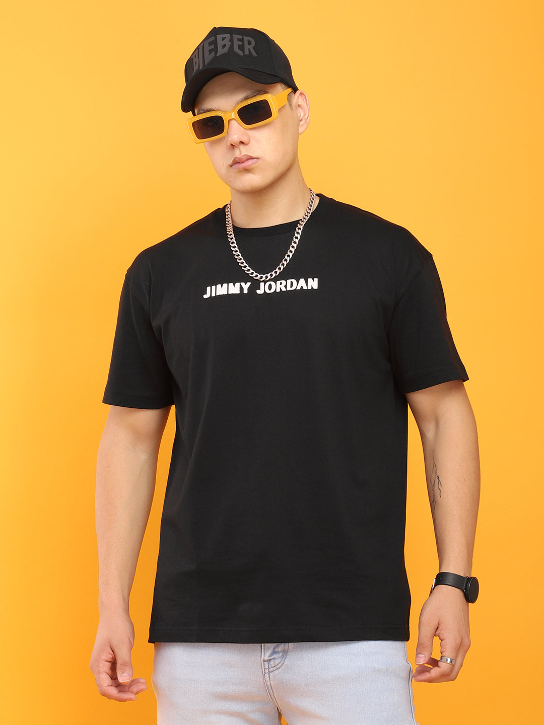 Censored Oversized Black T-Shirt