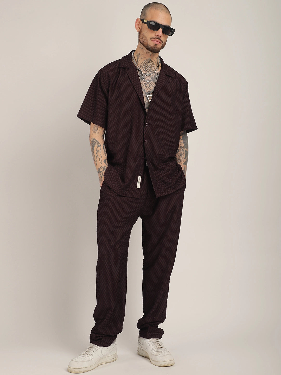 Zharvis Ringer Wine Co-Ord Set