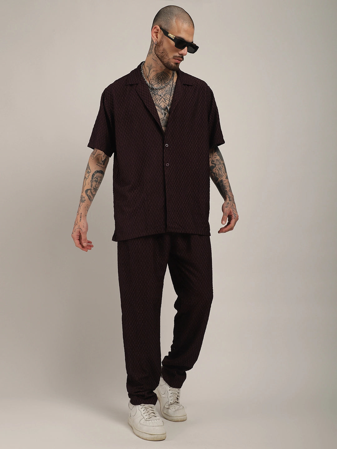 Zharvis Ringer Wine Co-Ord Set