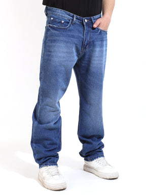 Light Blue Baggy Fit Denim Jeans