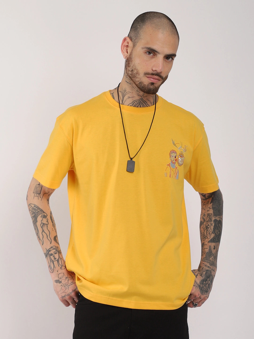 Aura Yellow Oversized T-Shirt