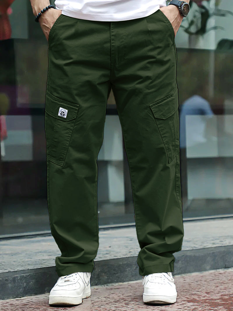 Regal Wears Green Cotton Cargo