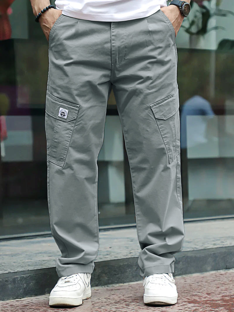 Regal Wears  Steel Grey Cotton Cargo