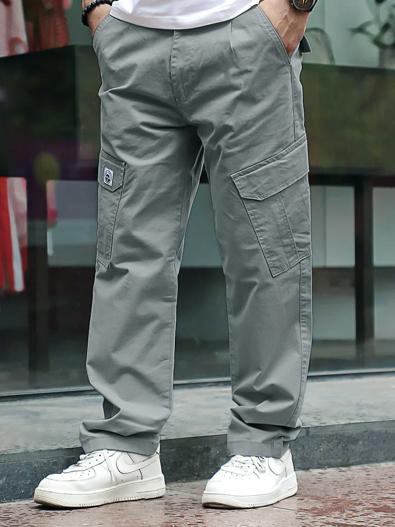 Regal Wears  Steel Grey Cotton Cargo