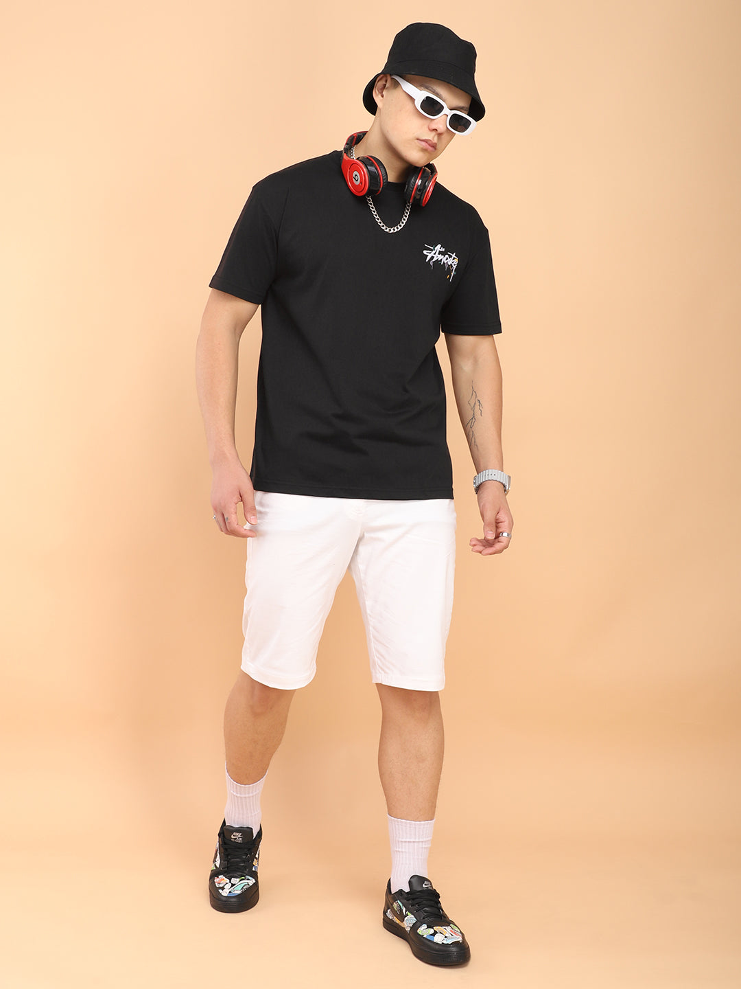 Awake Oversized Black T-Shirt