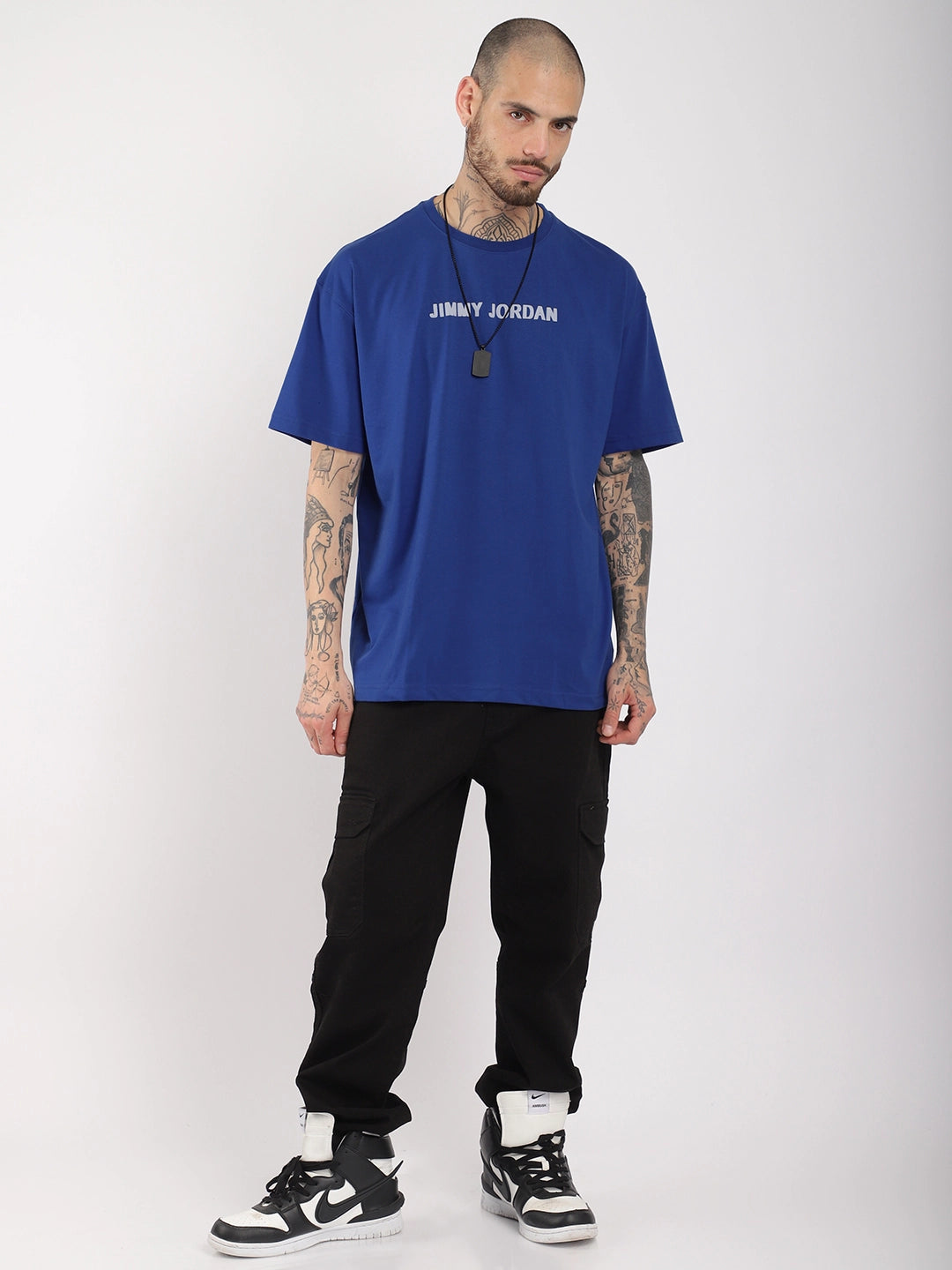 Good Oversized Royal Blue T-Shirt