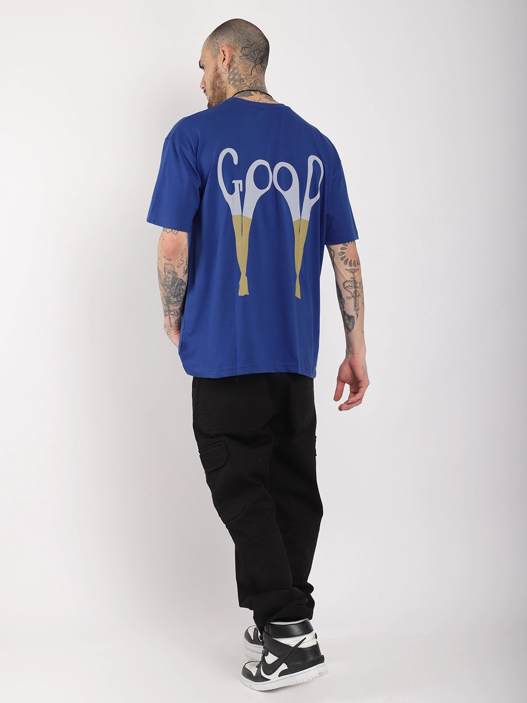 Good Oversized Royal Blue T-Shirt