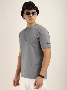 Steel Cotton Slim Fit T-Shirt