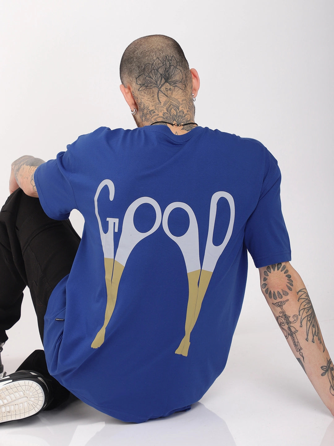 Good Oversized Royal Blue T-Shirt