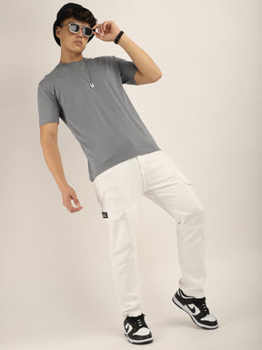 Steel Cotton Slim Fit T-Shirt