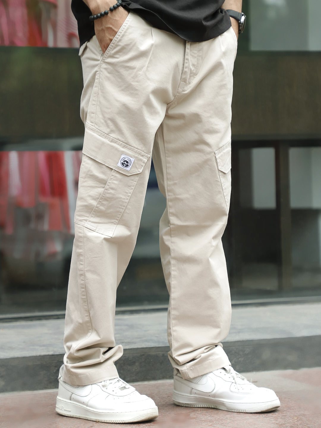 Regal Wears Light Khaki Cotton Cargo