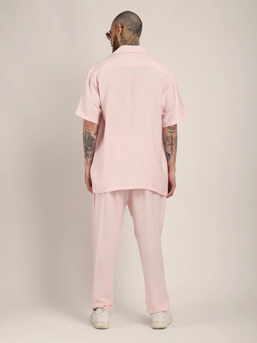 Linen Atlantica Pink Co-Ord Set