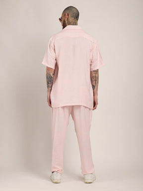 Linen Atlantica Pink Co-Ord Set