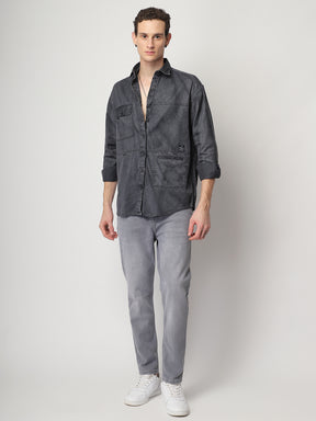 Urban Ivy Sulphur Grey Denim Shirt