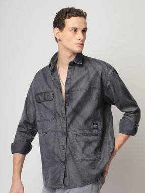 Urban Ivy Sulphur Grey Denim Shirt