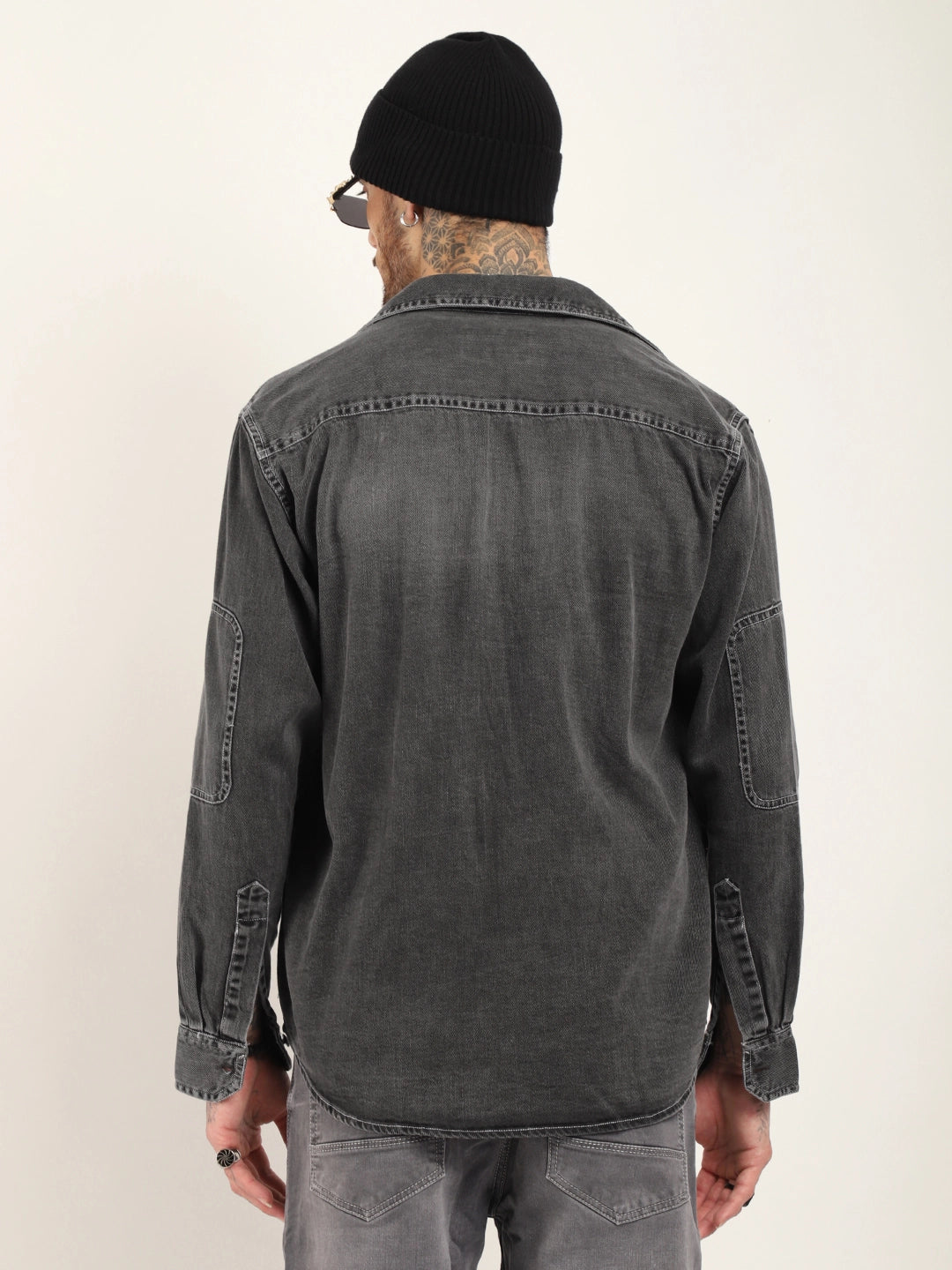 Cuban Charcoal Denim Shirt