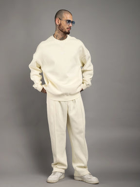 Urban Vanguard White Fleece Track Suit Pro