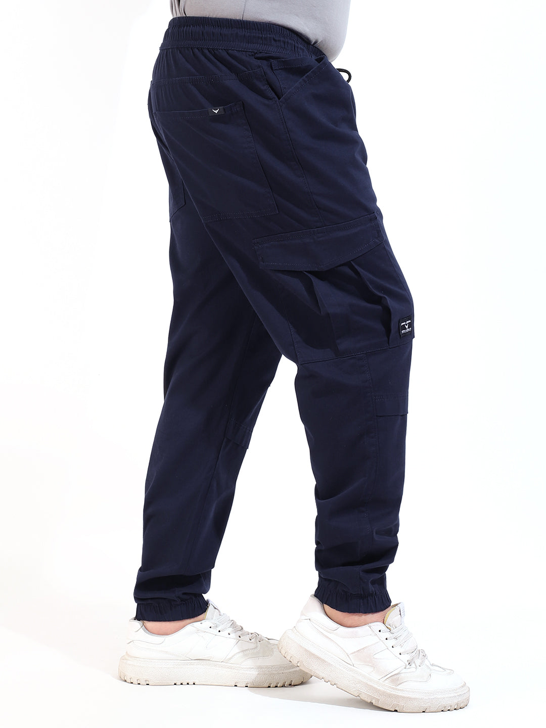 Dark Blue Peach Cotton Cargo