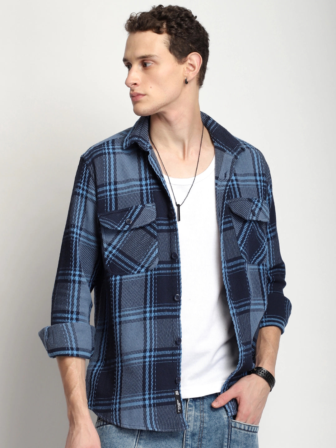 Blue Full Sleeve Shirt