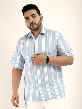 Venis Sky Strips half sleeve Shirt