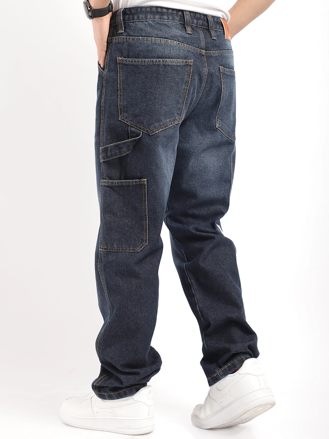 Borough Lane Dark Blue Denim Jeans