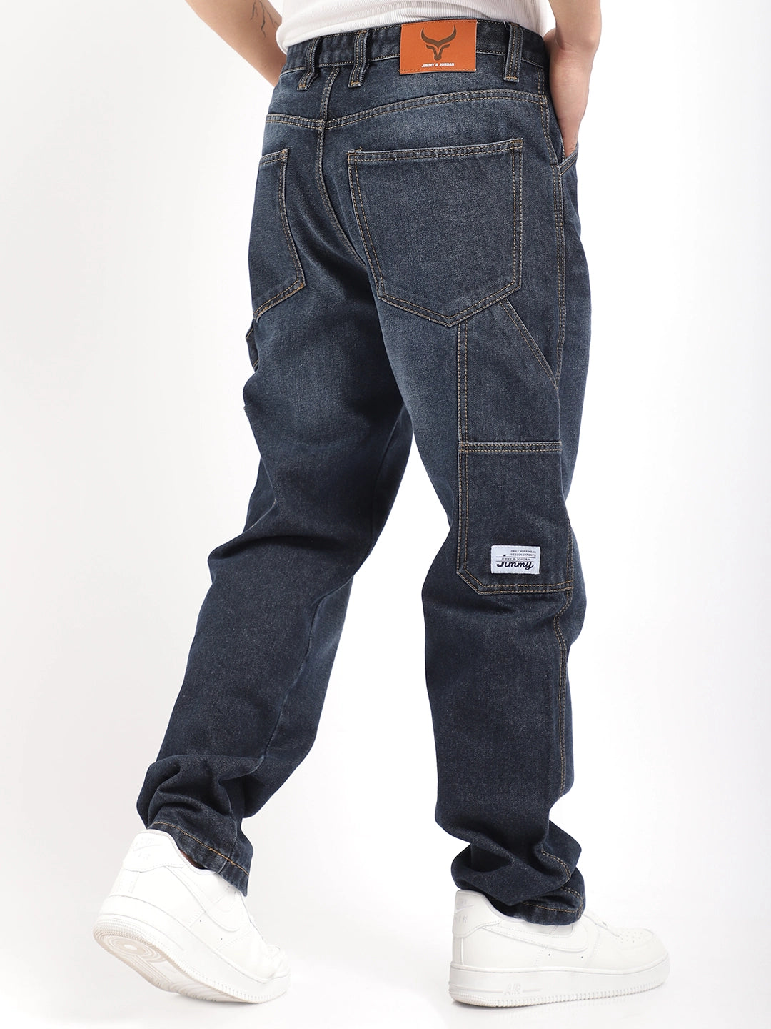 Borough Lane Dark Blue Denim Jeans