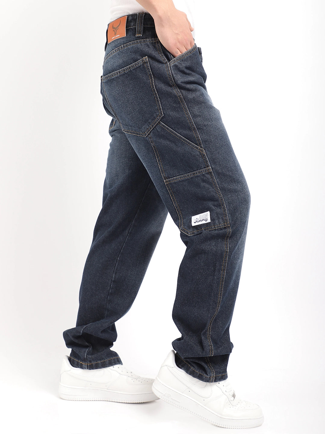 Borough Lane Dark Blue Denim Jeans