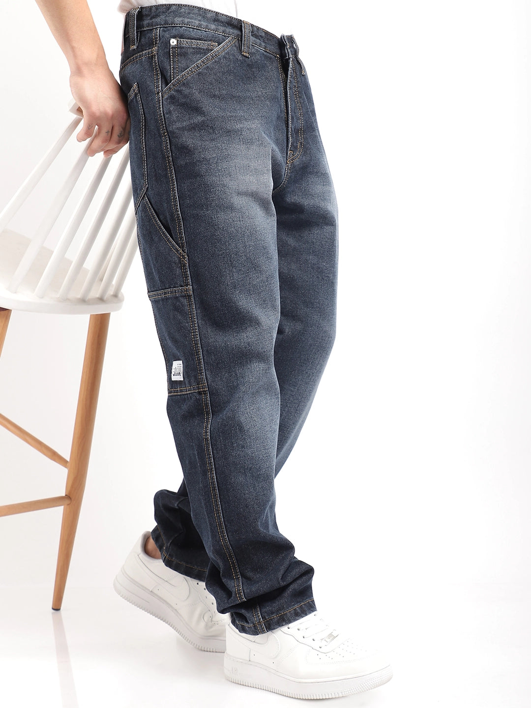 Borough Lane Dark Blue Denim Jeans