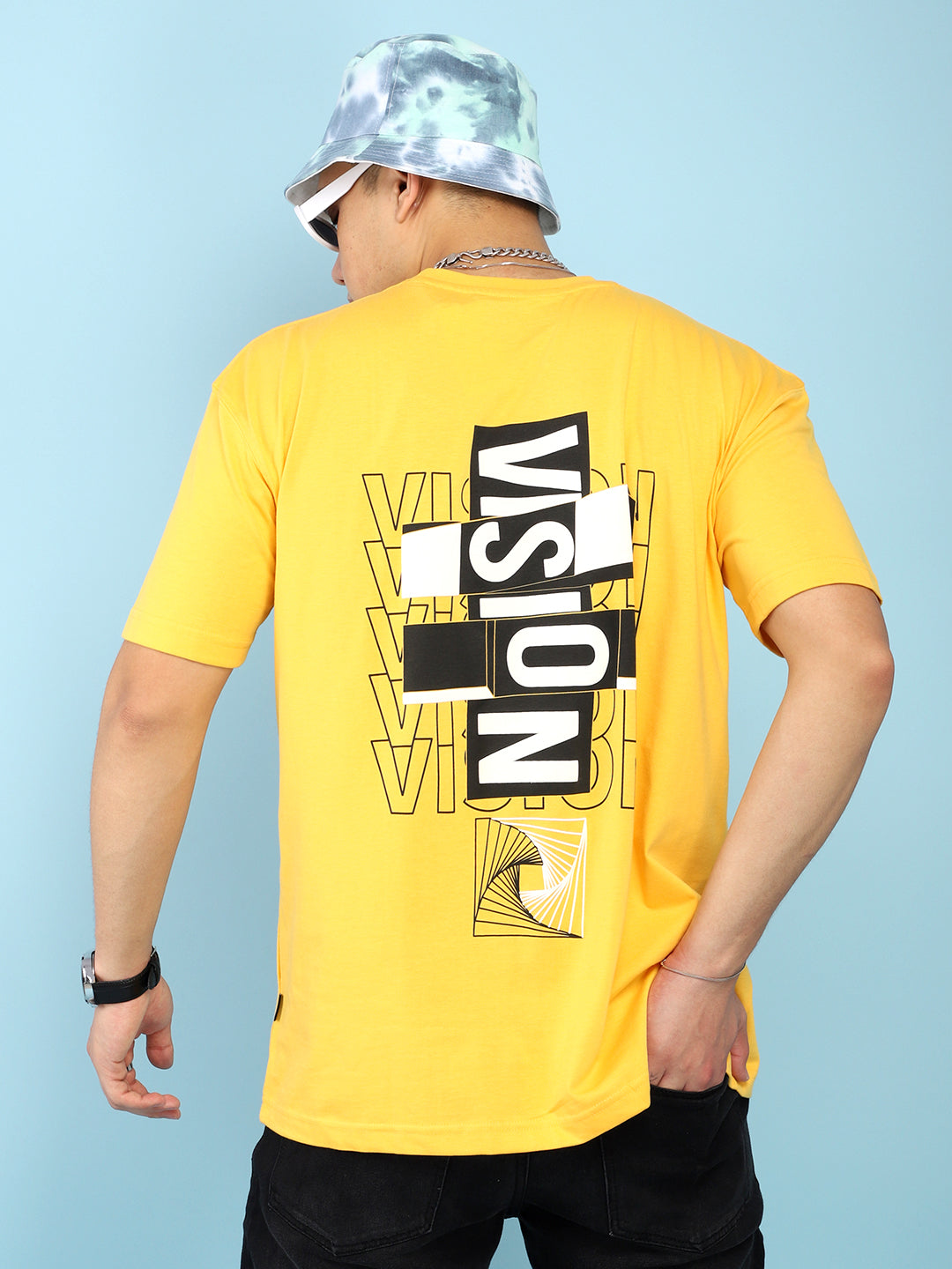 Vision Oversized Yellow T-Shirt