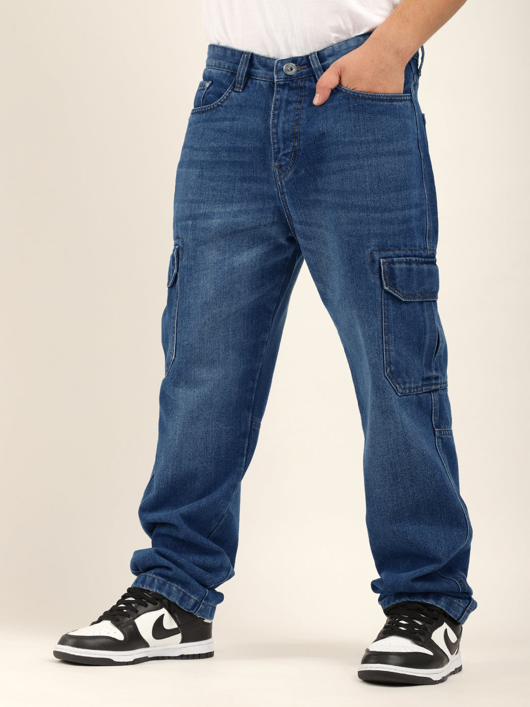 Nightline Violet Blue Denim Cargo